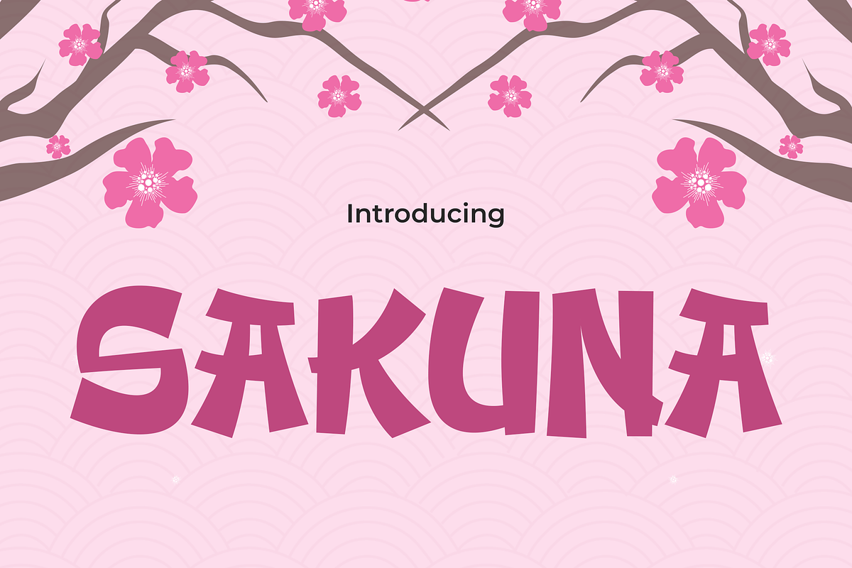 SAKUNA, a Sans Serif Font by Pinisi ART (Photo 1 of 10)