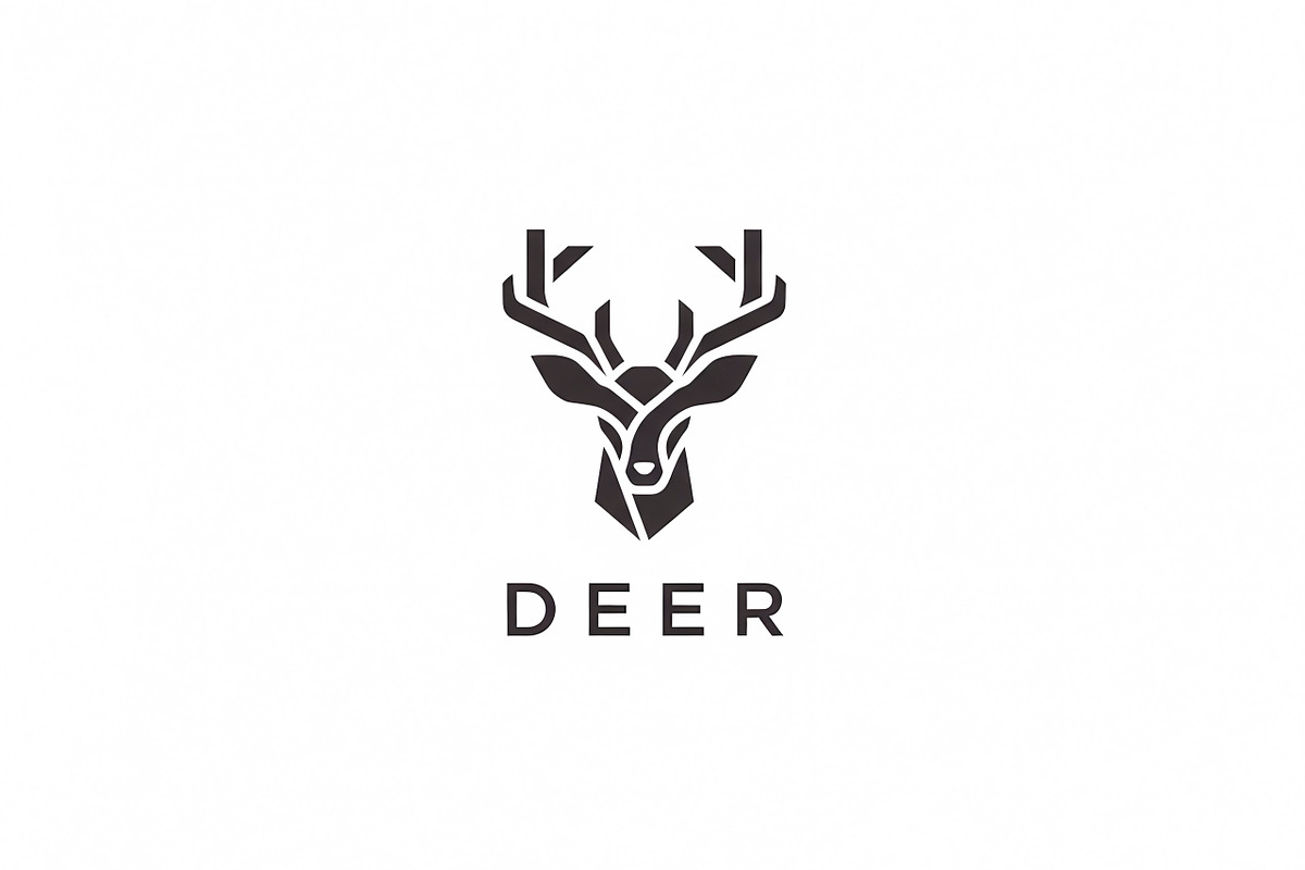 Minimal Geometric Deer, a Branding & Logo Template by Logocreative (Photo 2 of 2)