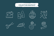 Sewing & Dressmaking Tools Icons, an Icon by Caroline Mackay (Thumbnail 2 of 8)