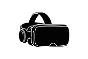50 VR Goggles Headset Silhouette, an Illustration by yasushie (Thumbnail 7 of 51)