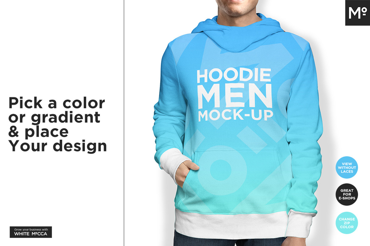 10xWomen & Men Hoodie Types Mock-ups, a Hoody Mockup by Mocca Mockups Store (Photo 6 of 15)