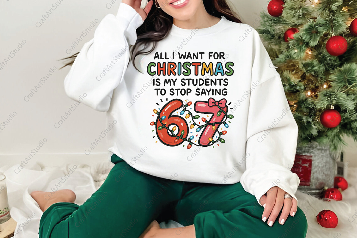 All I Want for Christmas is My, 6 7, an Illustration by CraftArtStudio (Photo 4 of 4)