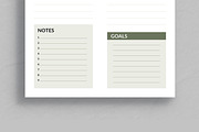 Study Planner Template Layout, a Stationery Template by ContestDesign (Thumbnail 3 of 5)