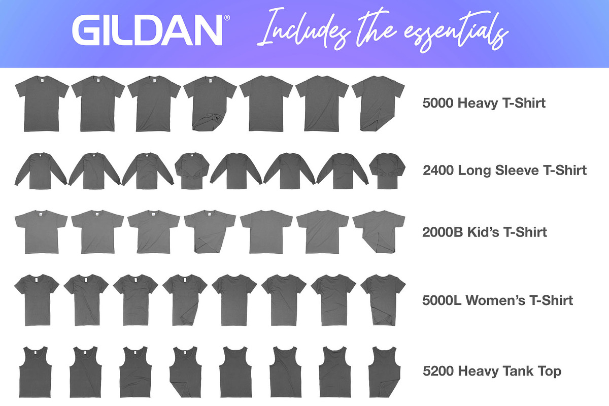 Gildan Essentials Mockup Collection, a Hoody Mockup by Pixel Sauce™ (Photo 2 of 6)