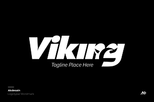 Viking Wordmark Logo, a Branding & Logo Template by Akdesain