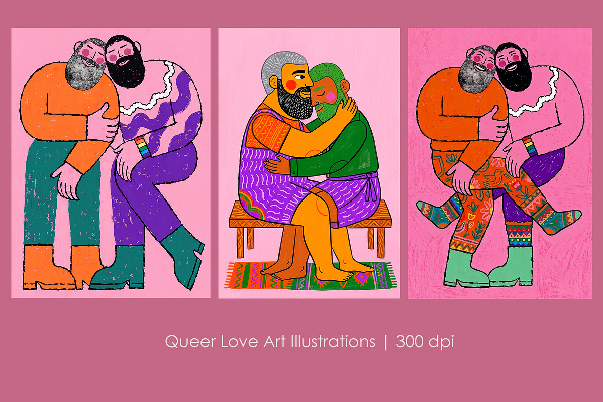 Queer Love Art, a Person Illustration by StockVerse Creative (Photo 1 of 4)