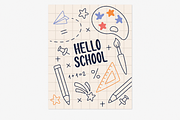 Back to School Posters Illustrations, an Education Illustration by Anna Studio (Thumbnail 14 of 18)