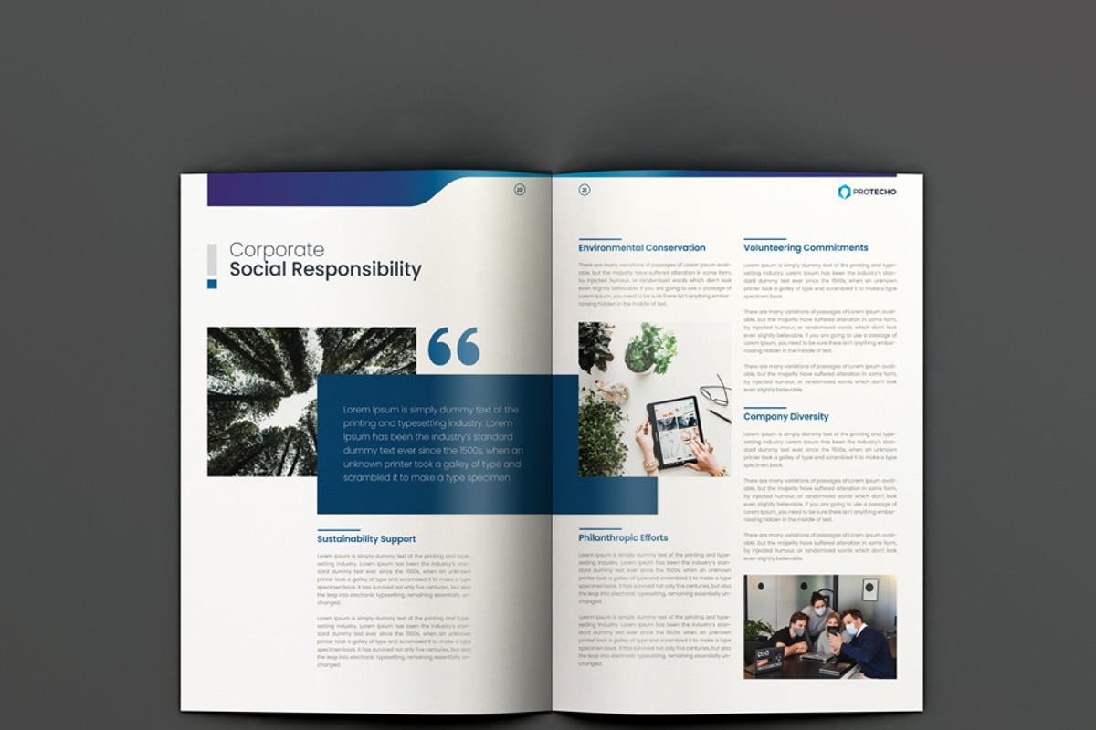 Annual Report, a Brochure Template by xnorpix (Photo 11 of 25)