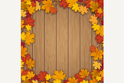 Set of maple tree leaves frames., a Decorative Illustration by belander (Thumbnail 5 of 8)