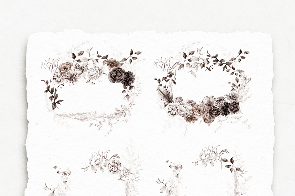 Neutral Boho Flowers, an Illustration by BlumenSoul (Photo 6 of 13)