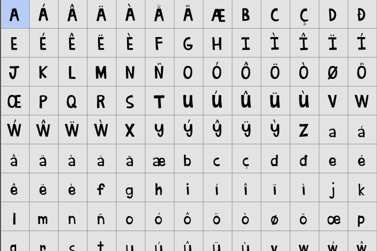 Oscar Bravo Font preview 3