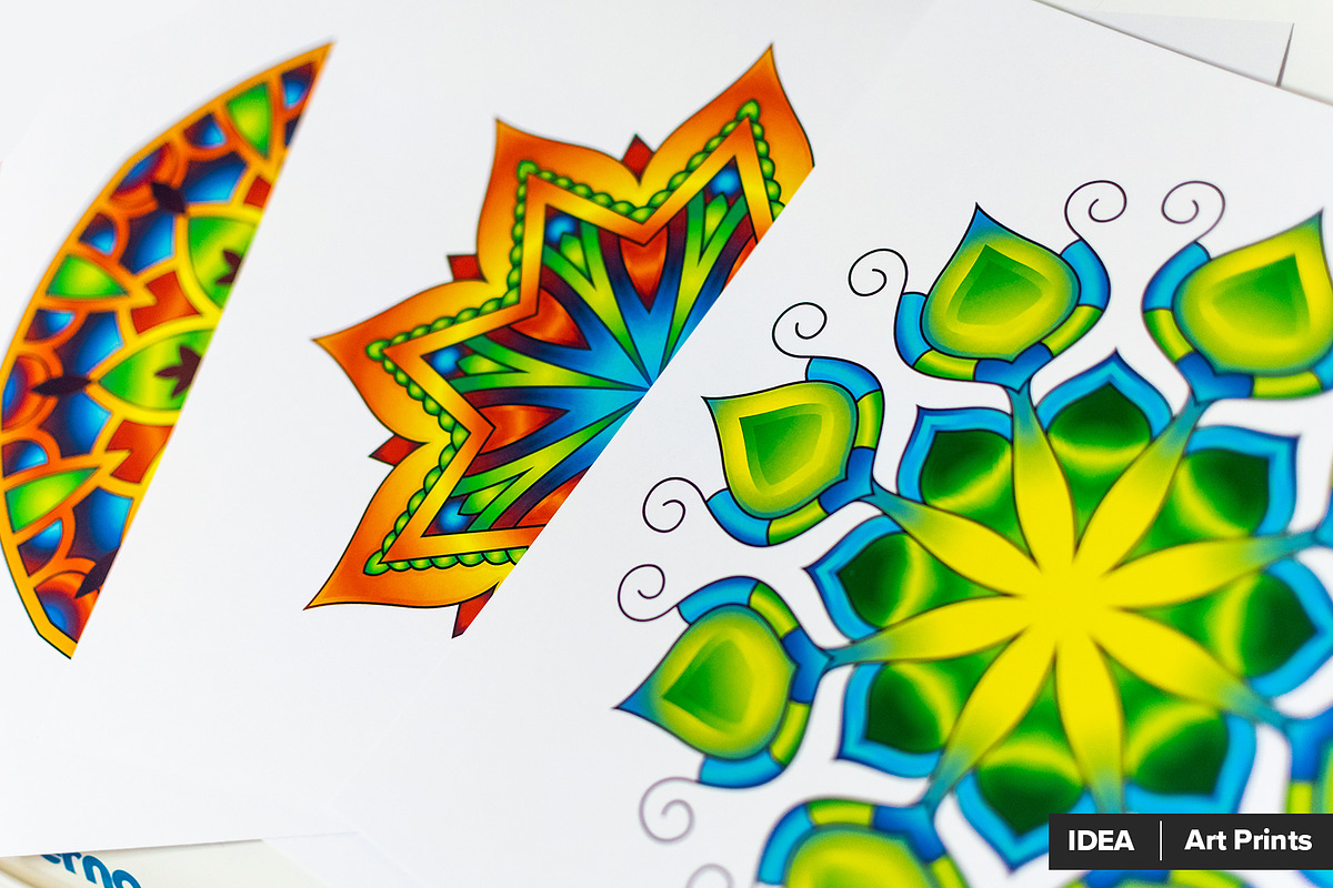 Mandala Vector Ornaments Bundle, a Decorative Illustration by pixaroma (Photo 6 of 43)