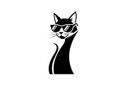 Cool Cat Silhouette Vector Bundle, an Illustration by Designs_River (Thumbnail 6 of 51)