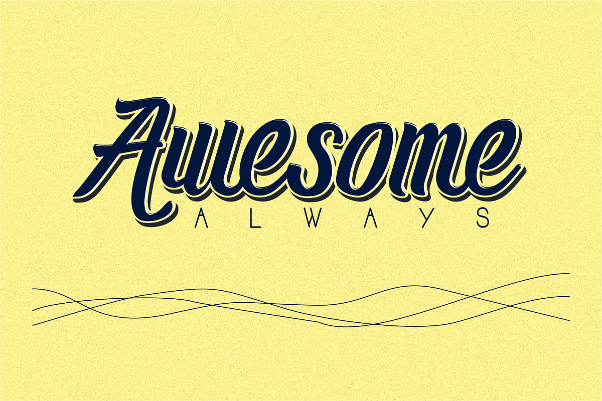 Randusary Font Pack 3 Font, a Script Font by Khoir (Photo 10 of 13)