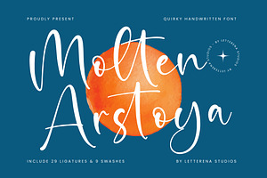 Molten Arstoya Quirky Handwritten