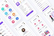 Insurance Mobile App UI Template, an App Template by RiveupDigital (Thumbnail 4 of 7)