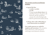 Refined Pirate Toile de Jouy Print, a Background Graphic by Hughes Studio (Thumbnail 5 of 8)
