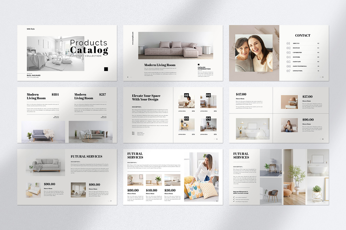 Modern Furniture Product Catalog preview 3