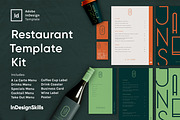 Restaurant Template Kit, a Branding & Logo Template by InDesignSkills (Thumbnail 1 of 14)