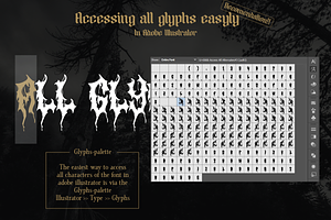 Rusuck Death Metal Font