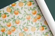 WATERCOLOR ORANGE Seamless Pattern, a Pattern Graphic by AYAKA Studio Co. (Thumbnail 2 of 8)