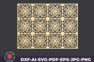 Ornament Pattern Laser Cut SVG