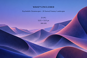 Psychedelic Dreamscapes, a Background Graphic by MarisoArt (Thumbnail 2 of 5)