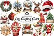 Cozy Christmas Charm Sublimation, an Illustration by SinaCreation (Thumbnail 1 of 5)
