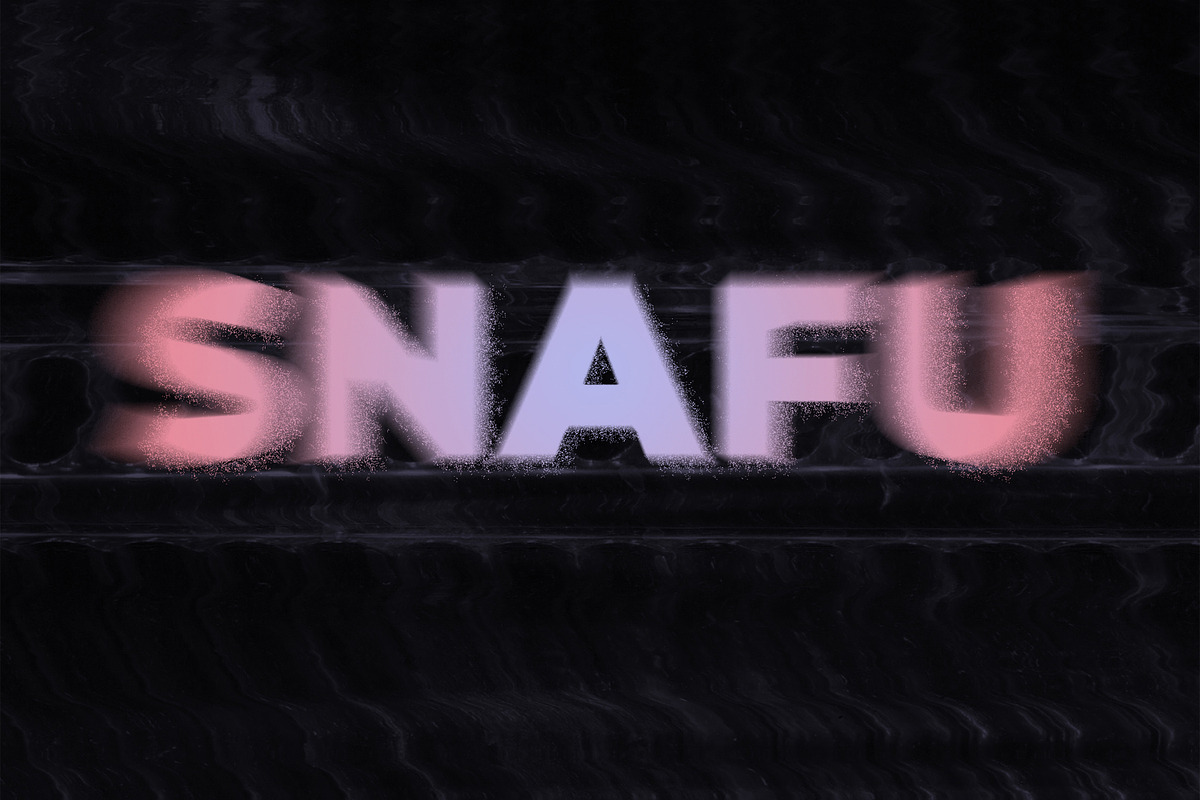 Glitch Text Effect Mockup Layout, a Layer Style Add-On by CreativeShaper (Photo 2 of 2)