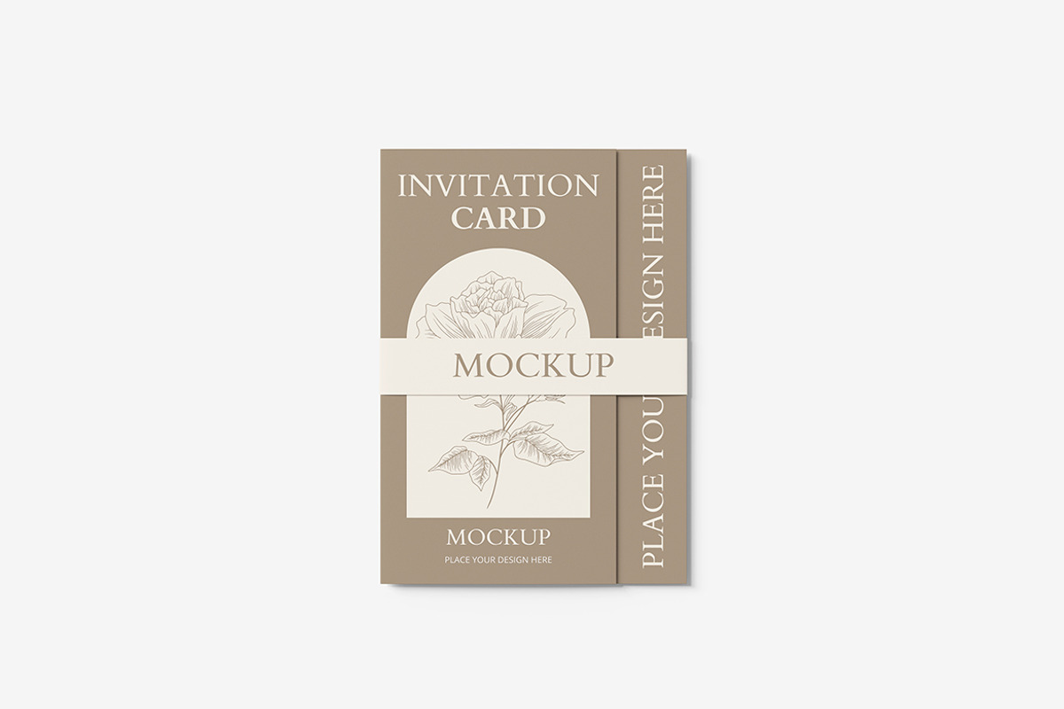 Invitation Card Mockup, a Product Mockup by MrLetters (Photo 2 of 5)