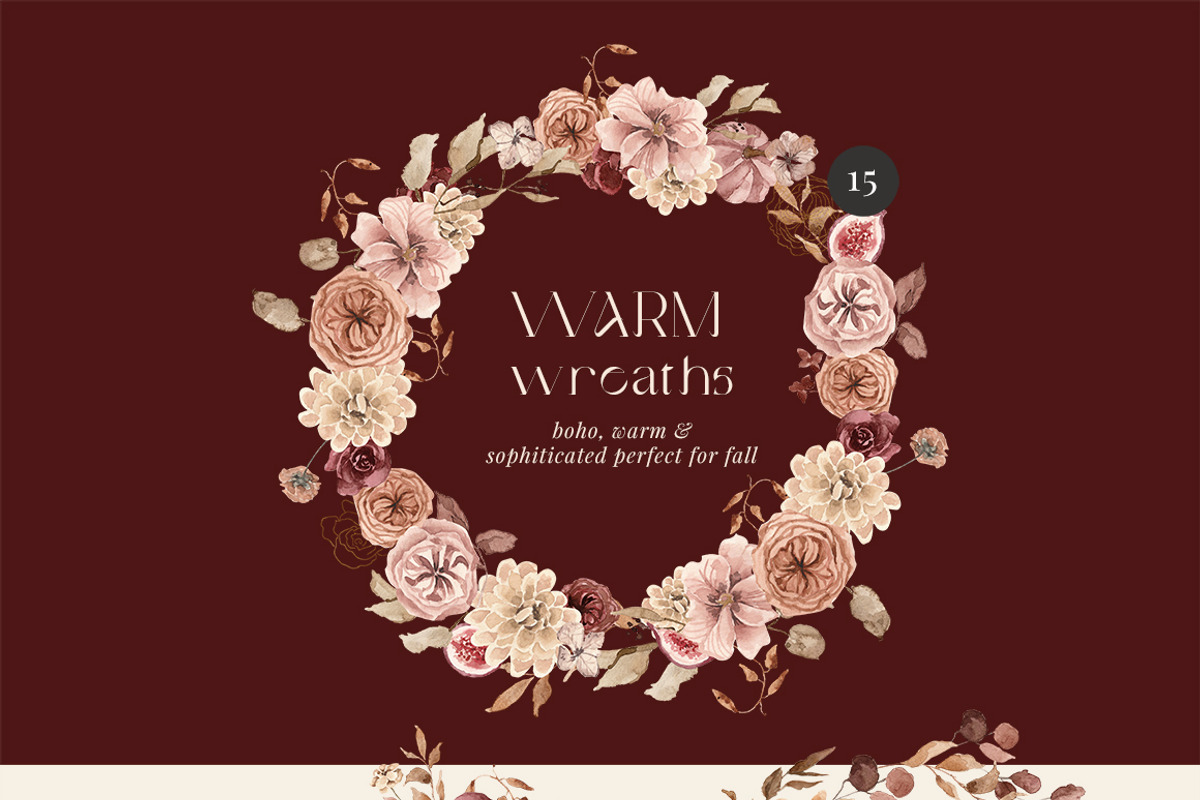 Autumn Floristry- Floral watercolor, an Illustration by Grace Noboa Illustrations (Photo 3 of 11)