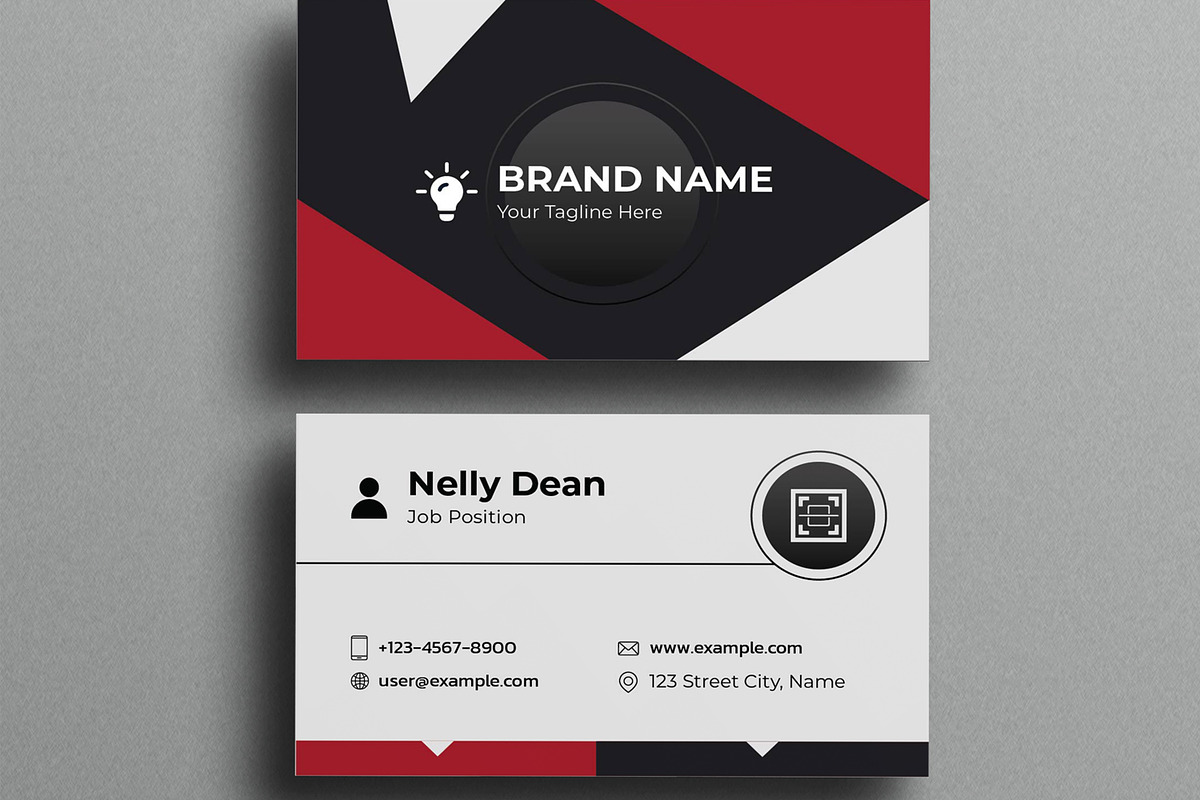 Modern Corporate Business Card, a Business Card Template by MightyDesign (Photo 3 of 6)