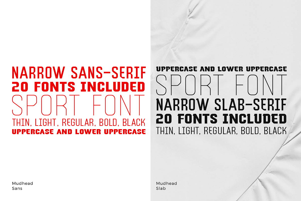 Mudhead Family | Sports Display Font preview 8