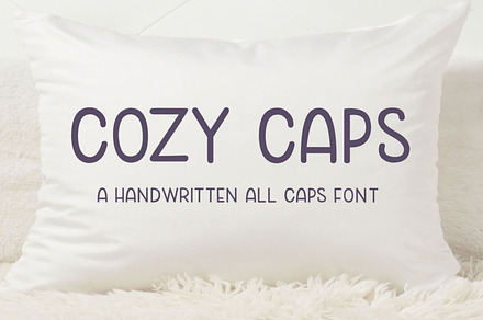 Cozy Caps - All Caps Font, a Sans Serif Font by Stacy's Digital Designs