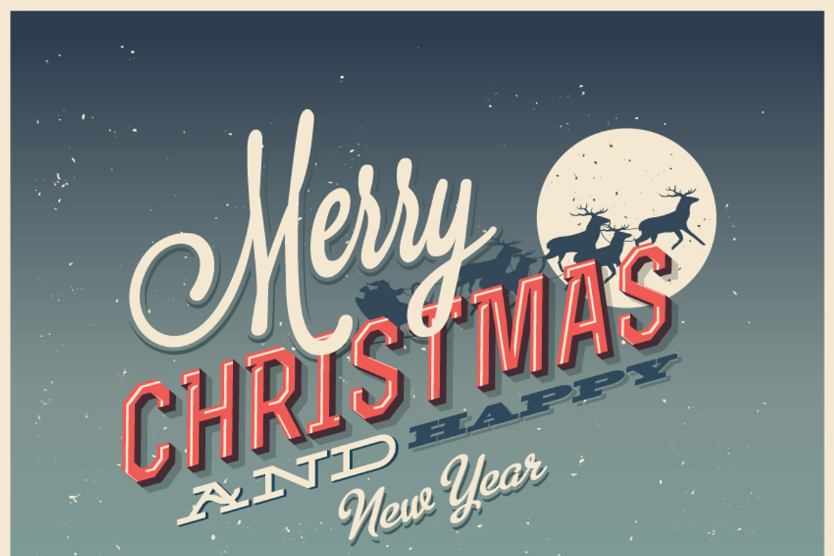 Vintage Christmas Bundle, an Illustration by Noka Studio (Photo 1 of 7)