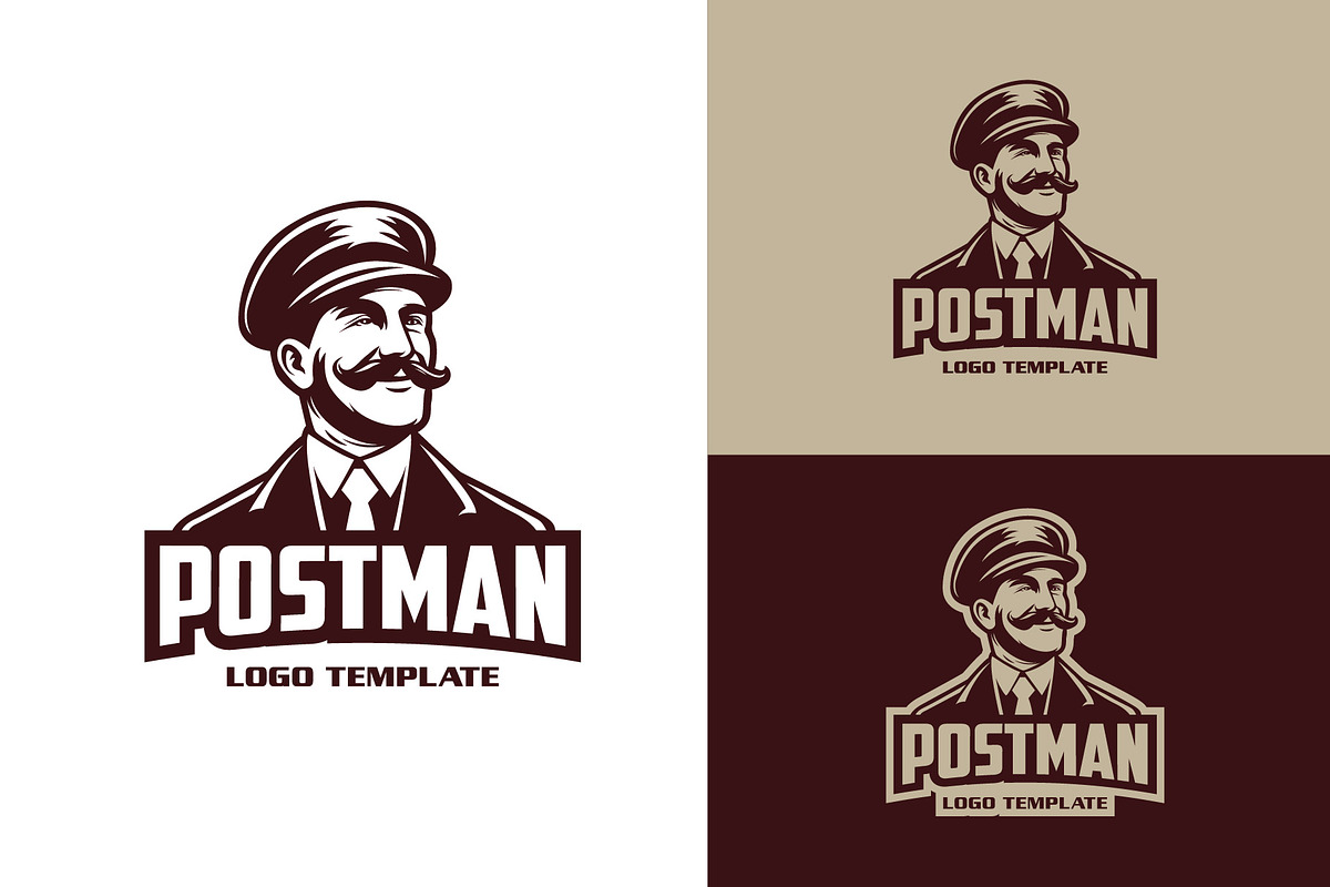 Postman Logo Template, a Branding & Logo Template by funpixel