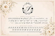 Savitri Flower Monogram, a Handwritten Font by Yoga Letter (Thumbnail 6 of 6)