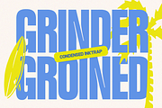 GC Grind - Bold Condensed Fonts, a Sans Serif Font by Glyphonic (Thumbnail 10 of 17)