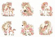 Whimsical Mother's Day Horse Clipart, an Illustration by Designworld (Thumbnail 5 of 8)