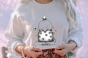 Coquette New Year's Clipart, an Illustration by designcity5 (Thumbnail 4 of 5)