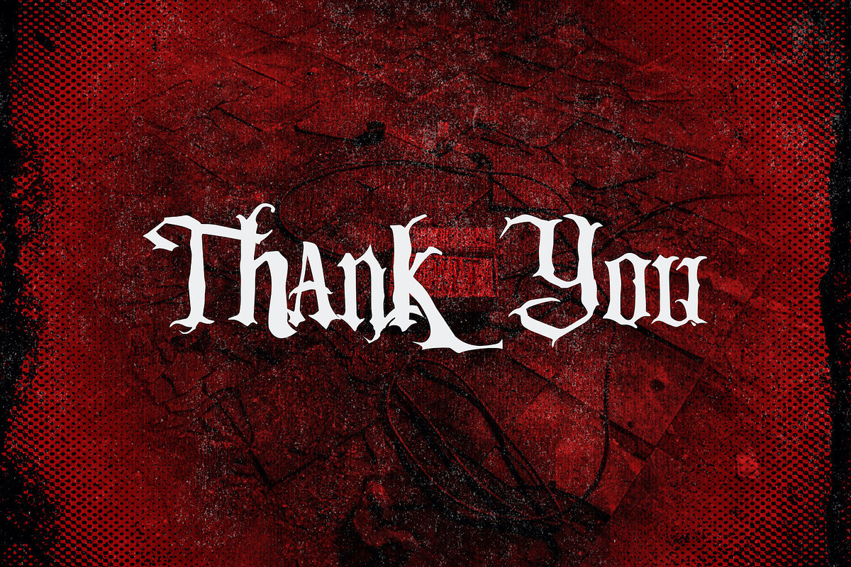 Dark Angels - Haunted Display Font, a Blackletter Font by StringLabs (Photo 10 of 10)