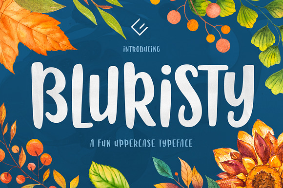 Bluristy - Fun Brush Font preview 8