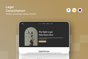 Legal Consultation Landing Page, a Landing Page Template by productype1 (Thumbnail 1 of 5)