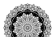 27 mandala vector backgrounds design, a Pattern Graphic by NJ Himel (Thumbnail 22 of 28)