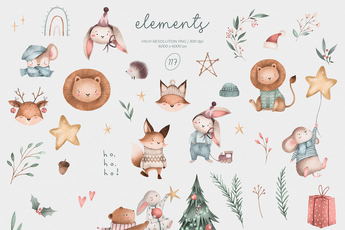 Christmas Illustrations for kids, an Animal Illustration by CarmineType (Photo 9 of 13)