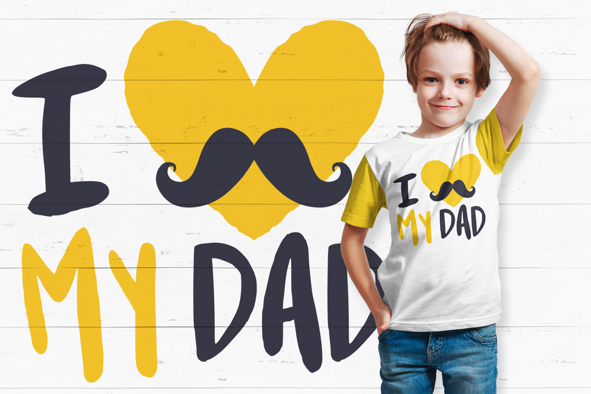 Father’s Day Cut Files Pack, an Illustration by Andrea De Oliveira (Photo 2 of 5)