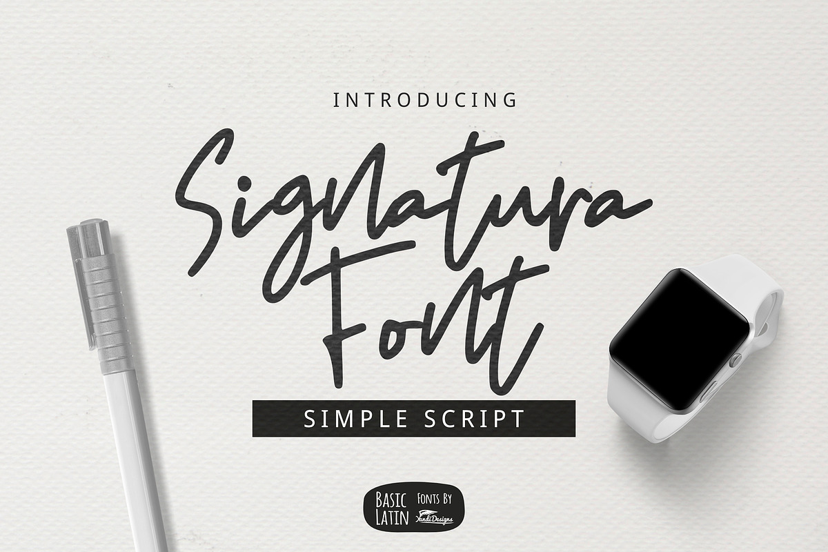 Signatura Font