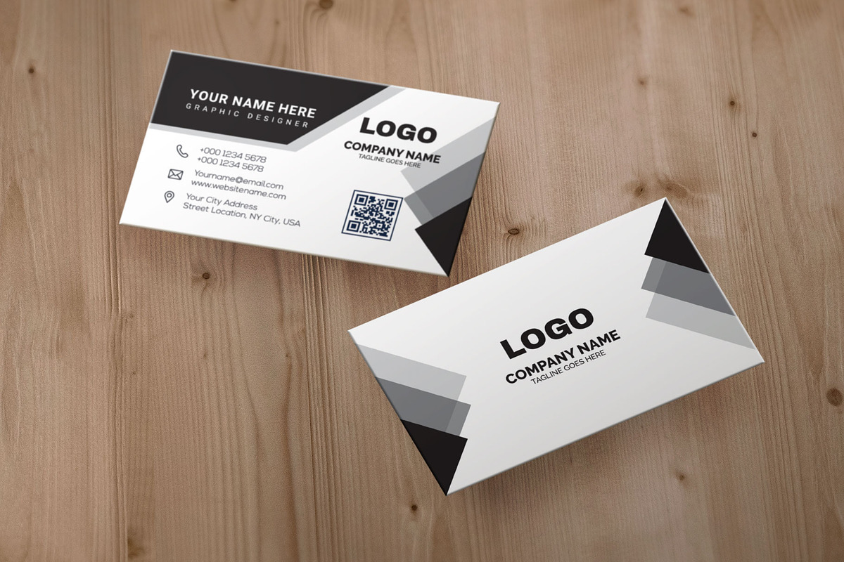 Dark Theme Corporate Creative, a Business Card Template by Vitoria's Collection (Photo 2 of 3)