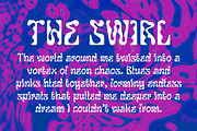 CS Grained – Psychedelic Font, a Sans Serif Font by Craft Supply Co. (Thumbnail 7 of 8)