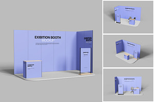Exhibition Booth, a Product Mockup by MrLetters